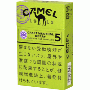 駱駝（CAMEL） CRAFT MENTHOL BERRY（薄荷藍莓爆珠） 5mg 硬盒