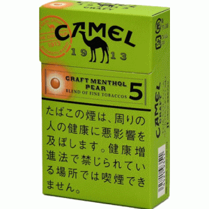 駱駝（CAMEL） CRAFT MENTHOL PEAR（薄荷·梨爆珠） 5mg 硬盒